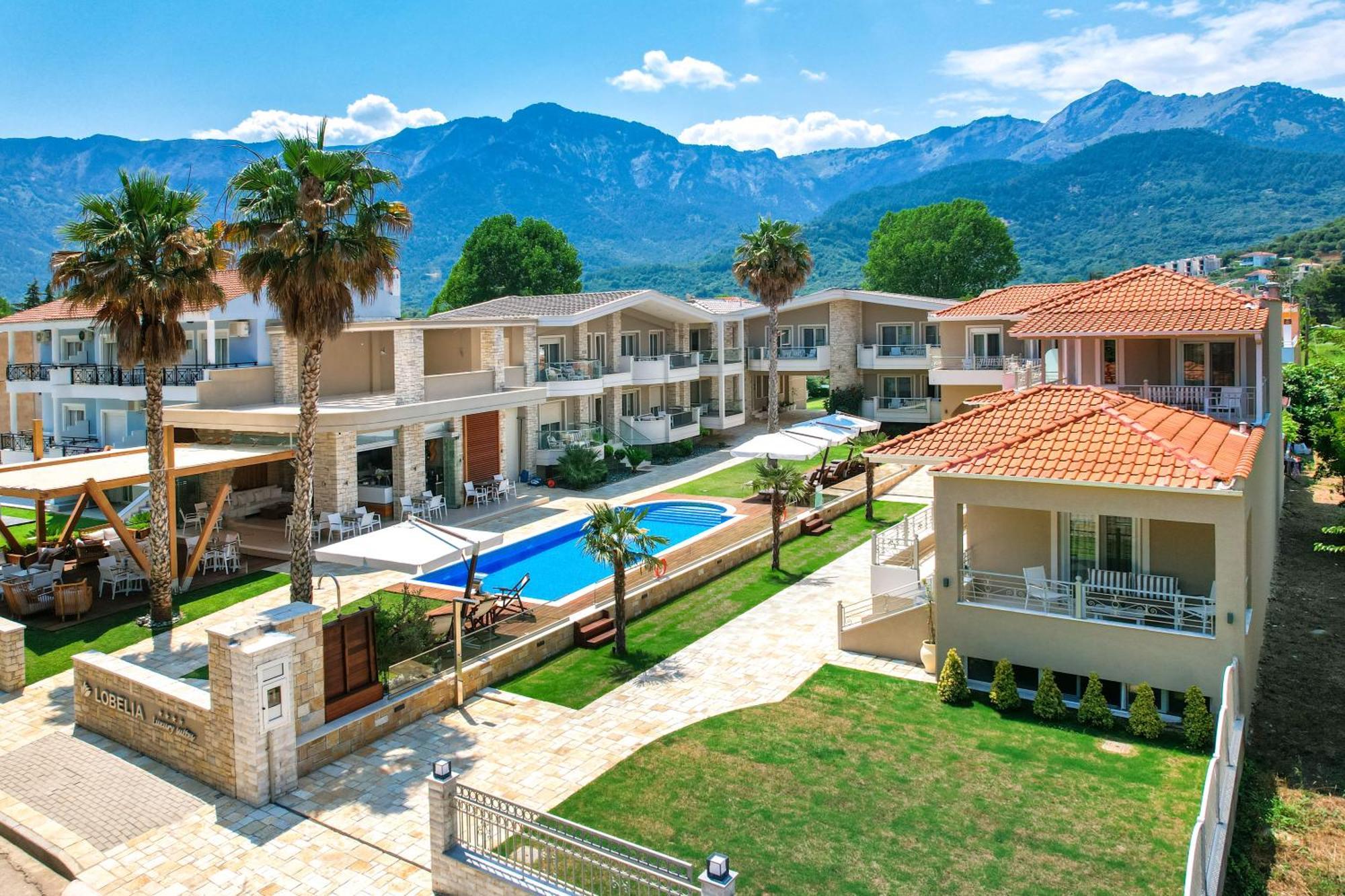Lobelia Luxury Suites Chrysi Ammoudia Exterior foto